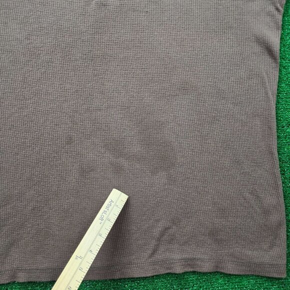 Antler Creek Sweatshirt Mens‎ XL Brown Henley Thermal Pullover Outdoors Casual - Picture 3 of 9